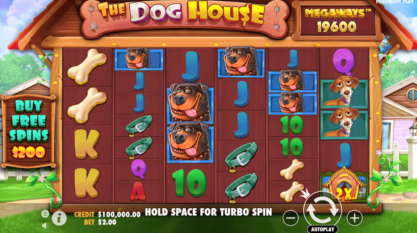 The Dog House Megaways game features